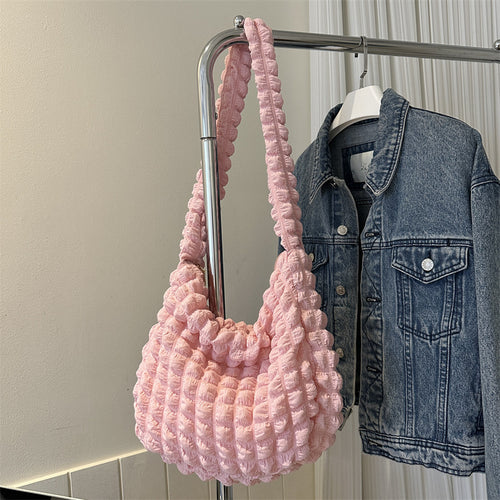 Bubble Flower Large Capacity Crossbody Bag