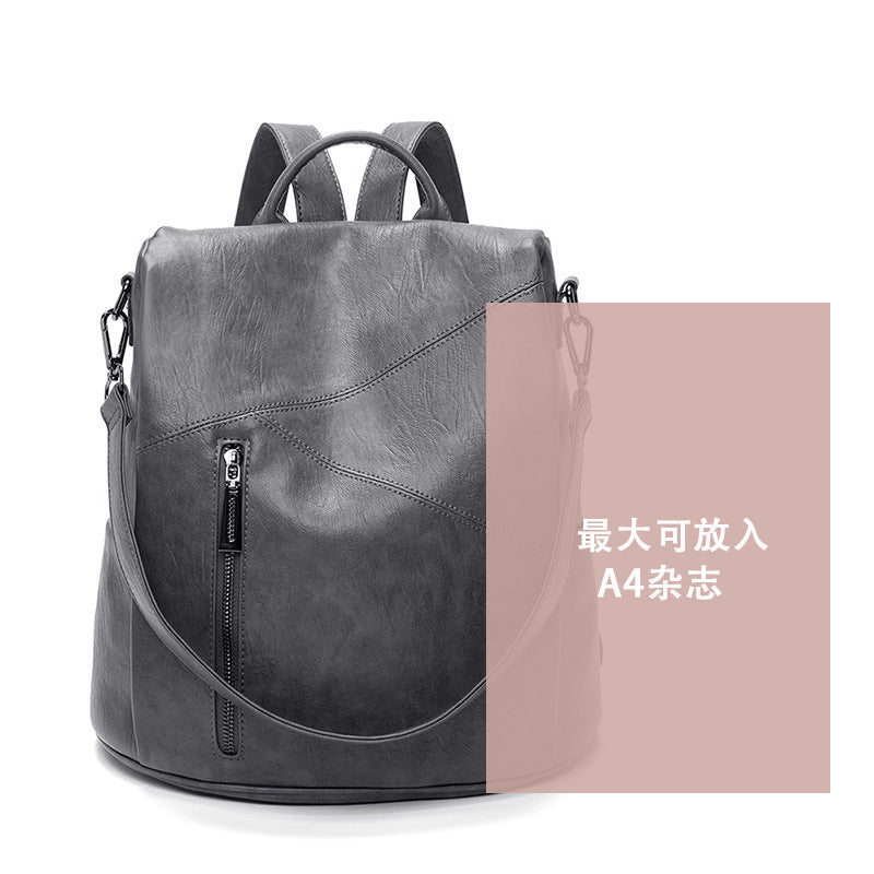 Korean Style Fashionable Backpack For Women, Simple And Easy To Wear, 2026 Spring New Product, Large Capacity Anti-Theft Backpack, Casual Travel Bag