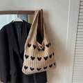 Women Yarn 2026 New Hand Knit Underarm Unique Shoulder Commute Tote Bag