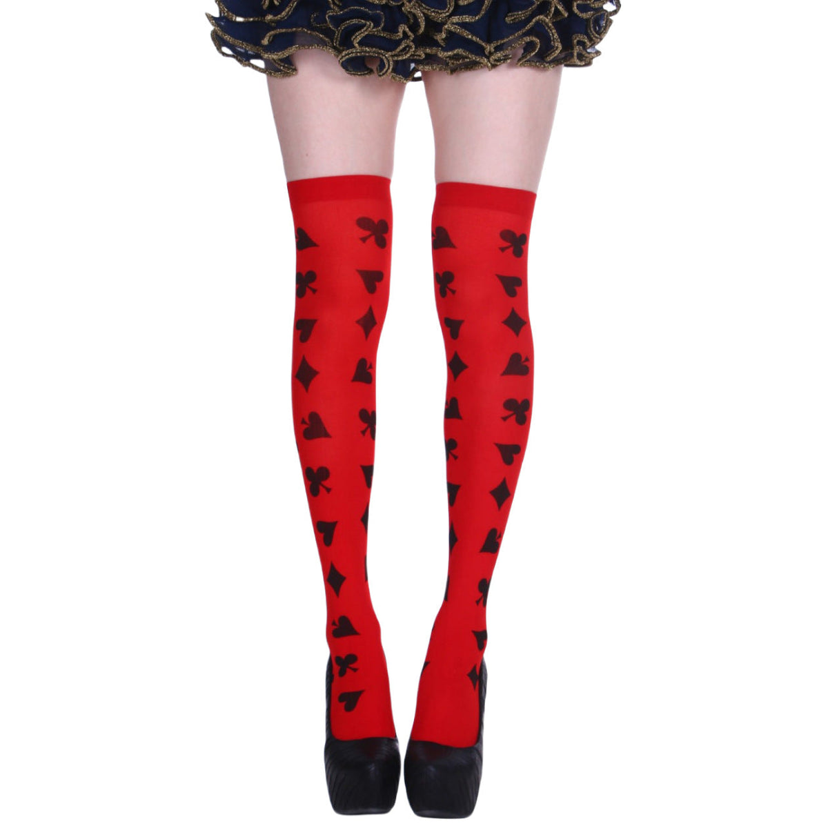 Christmas Halloween Party Knee high Socks Cosplay Apparel Accessories