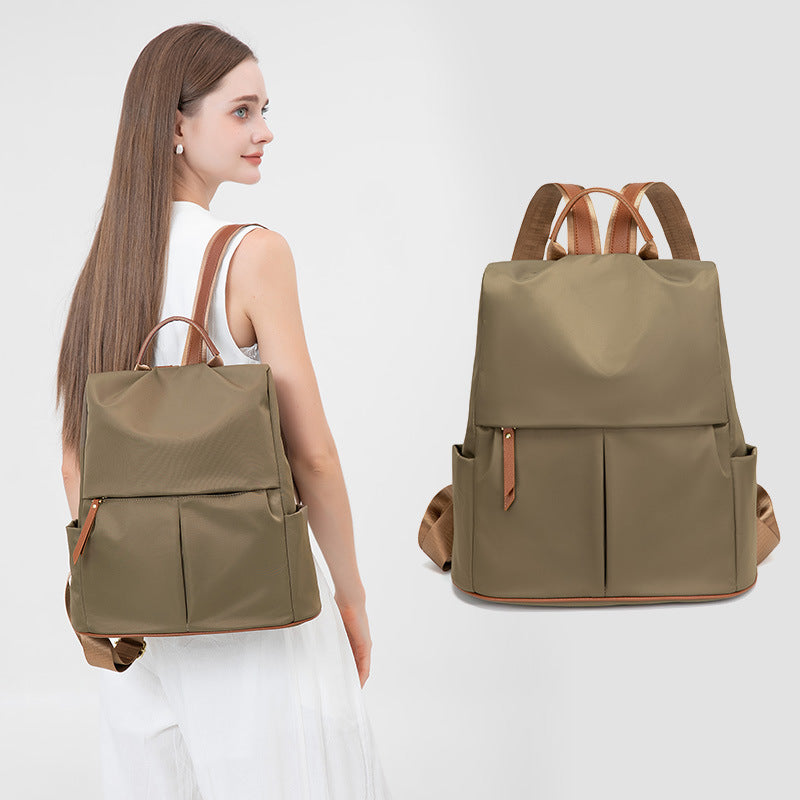 Lightweight Anti-Theft Backpack For Women 2026 New Fashion Travel Large Capacity Oxford Cloth Nylon Casual Women'S Backpack