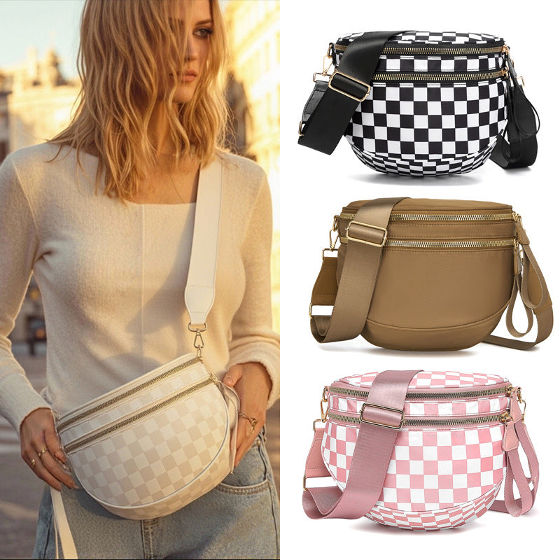 Women Oxford Cloth Large Capacity Shell Crossbody Bag