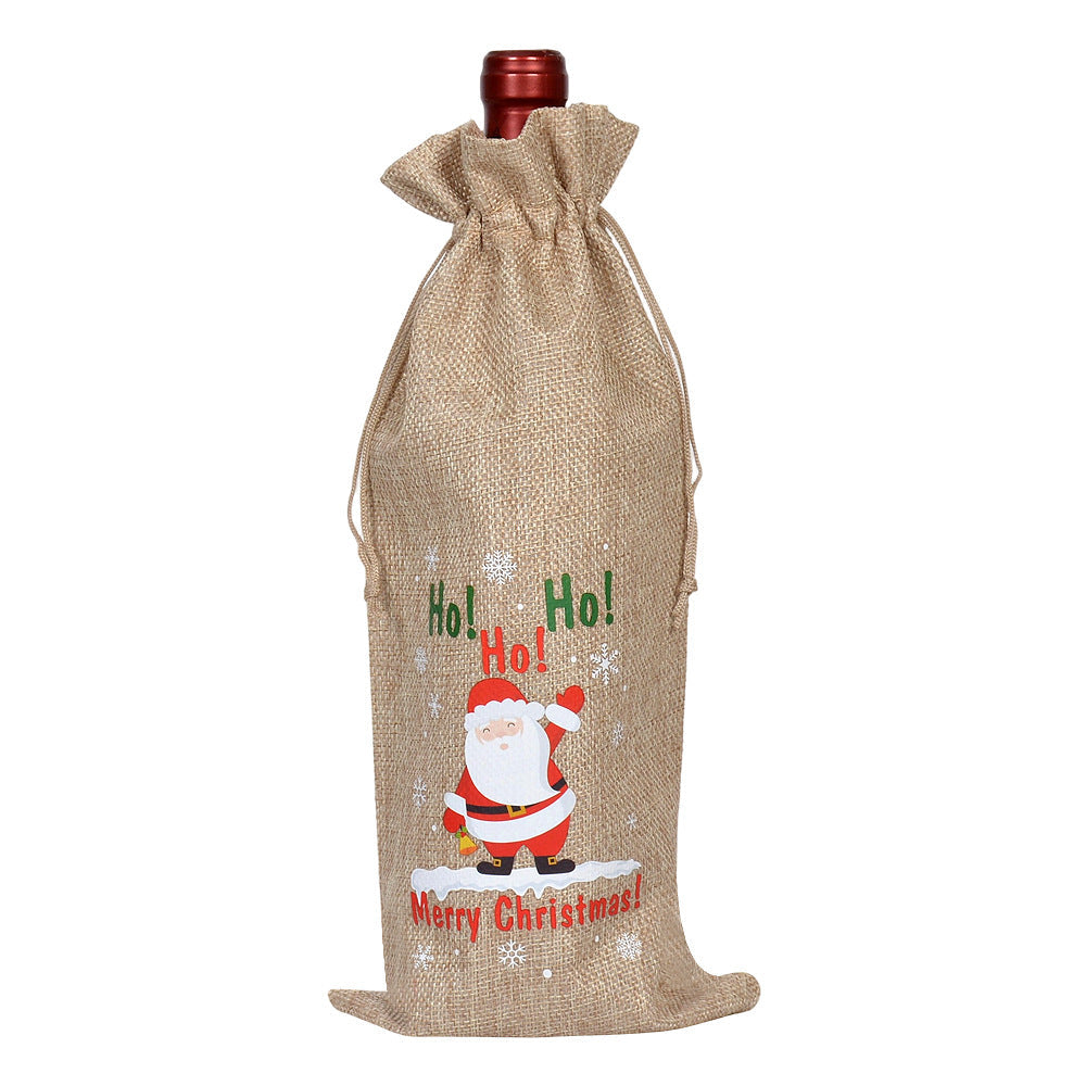 Buffalo Plaid Christmas Drawstring Holiday Gift Bags