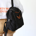 Japanese Retro Canvas Backpack For Women 2026 New Casual Fashion School Bag Korean Version Backpack For Junior High School Students And College Students