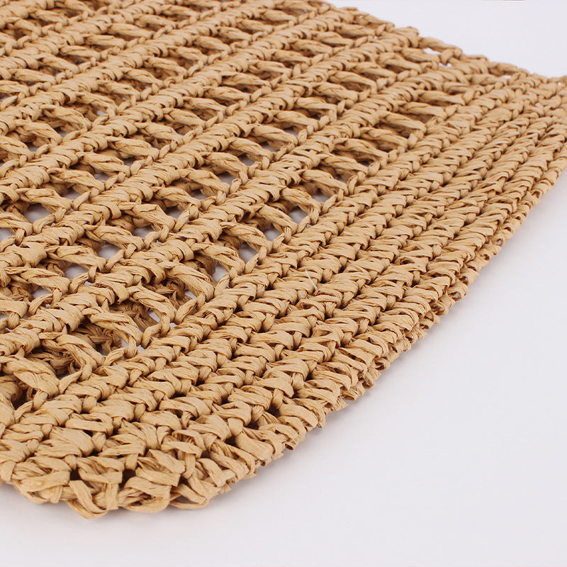 Women Hollow Woven Large Capacity Casual Beach Vacation Bag
