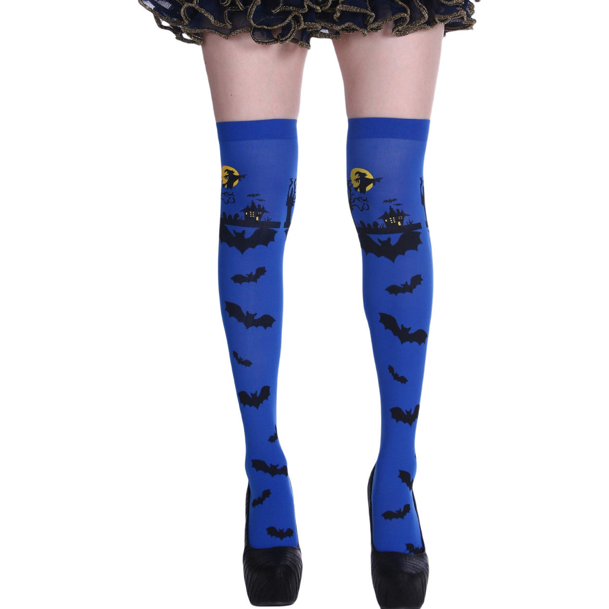 Christmas Halloween Party Knee high Socks Cosplay Apparel Accessories