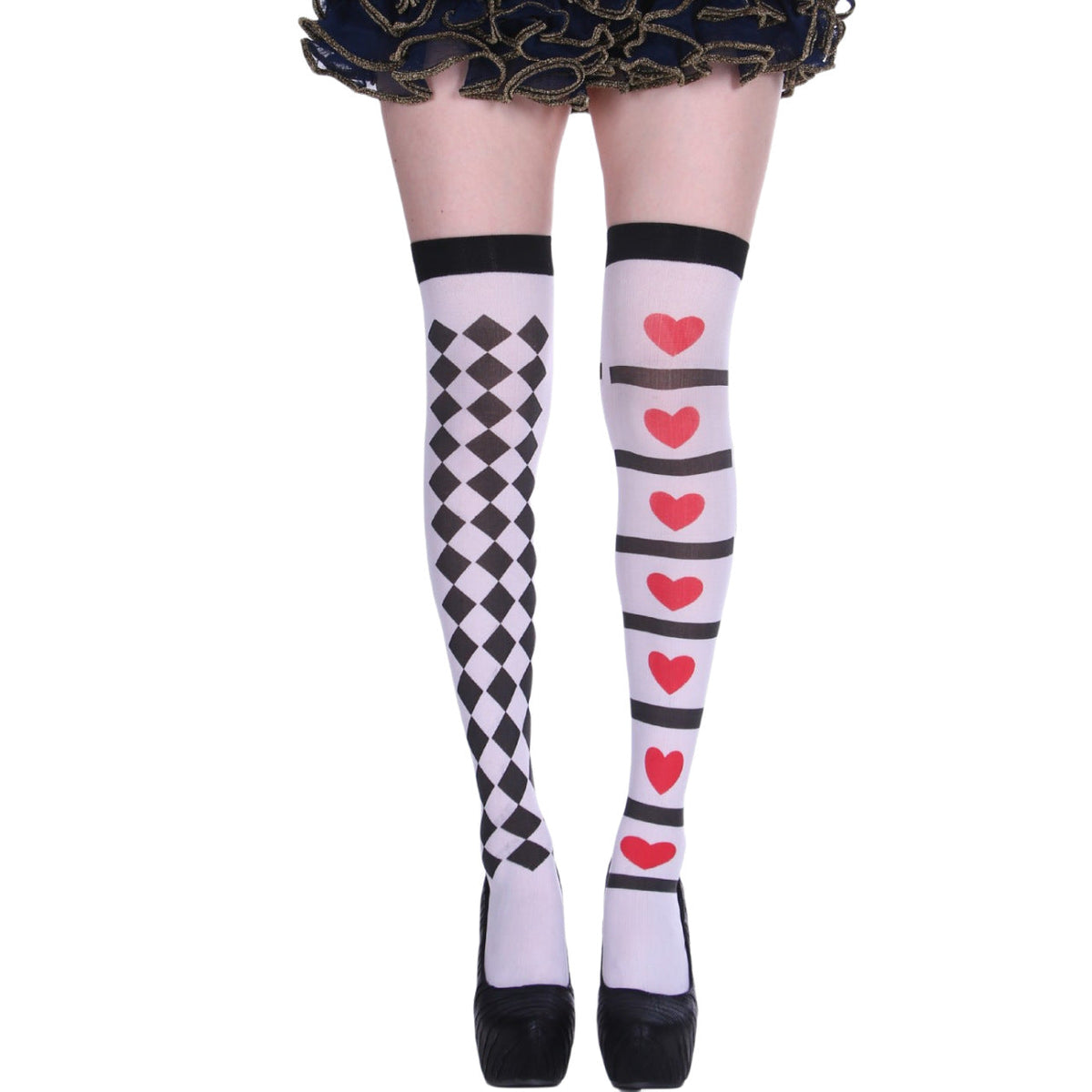 Christmas Halloween Party Knee high Socks Cosplay Apparel Accessories