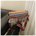 Ethnic Tassel Shoulder Tote Crossbody Bag