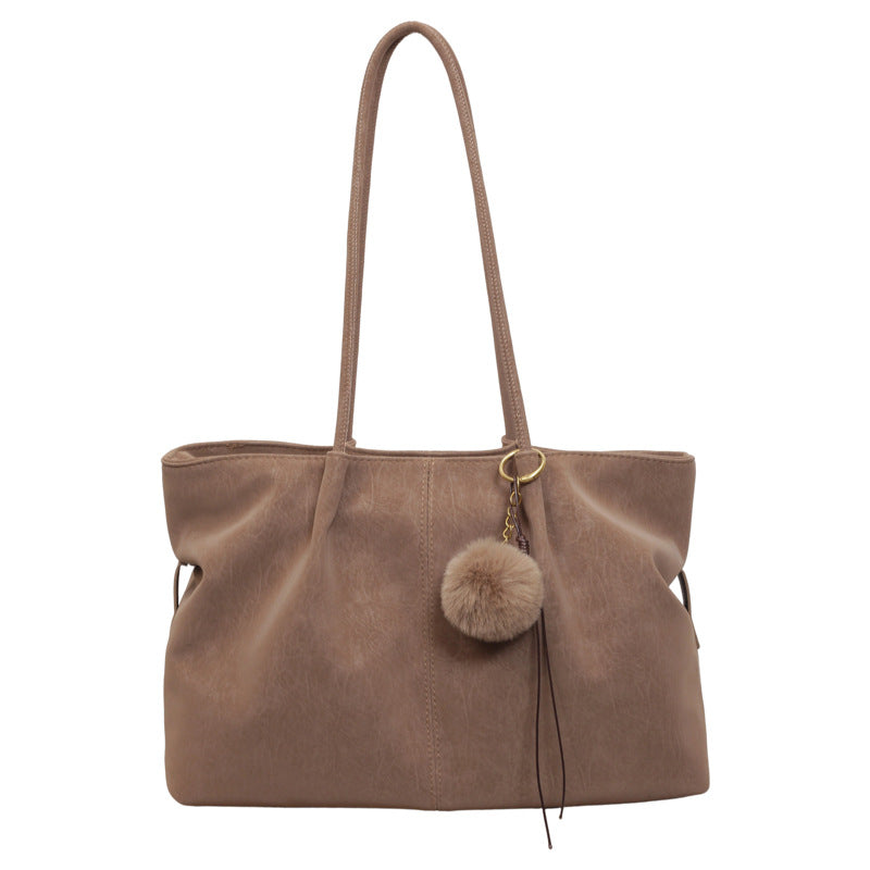 Soft PU Leather Carryall Tote Bag