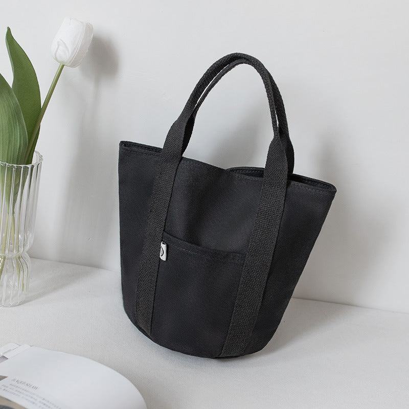 Women New Korean Style Canvas Lunch Tote Handbag