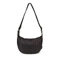 Polka Dot Crescent Hobo Shoulder Crossbody Bag