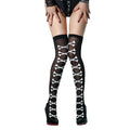 Halloween Gothic Thigh-High Socks