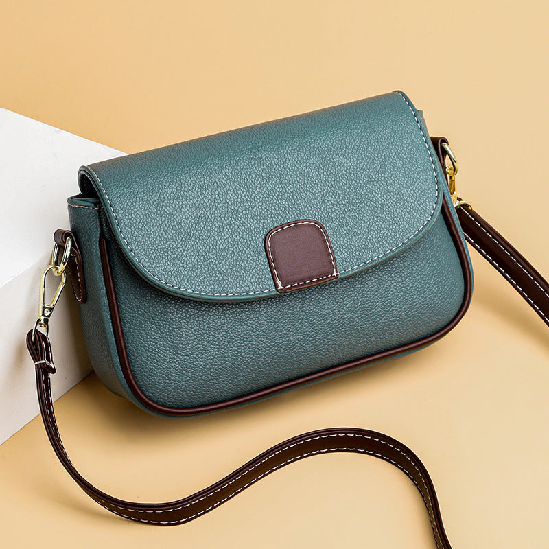 Classic Vegan Leather Crossbody Shoulder Bag