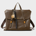 Vintage Convertible PU Leather Backpack Purse