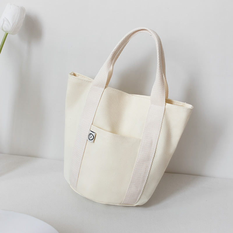Women New Korean Style Canvas Lunch Tote Handbag