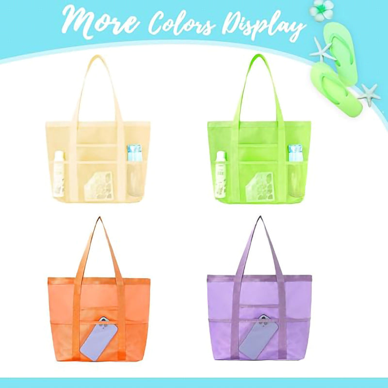 Foldable Mesh Large Capacity Beach Bag