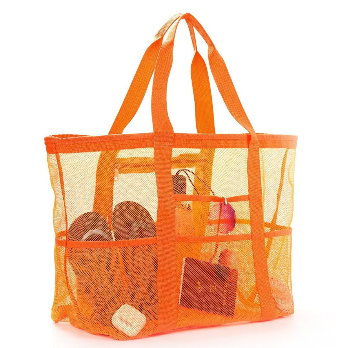 Large Capacity Mesh Beach Swimsuit Storage Bag