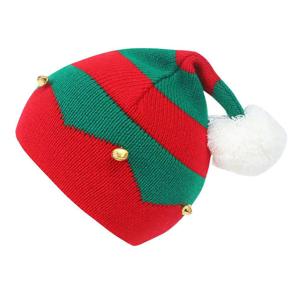 Christmas Santa Knit Pom Pom Hats for Kids and Adults