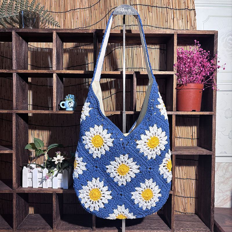 Women Lightweight Large Capacity Casual Woven Bag