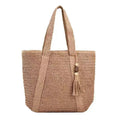 Summer Shoulder Straw Large Capacity Commuter Tote Bag