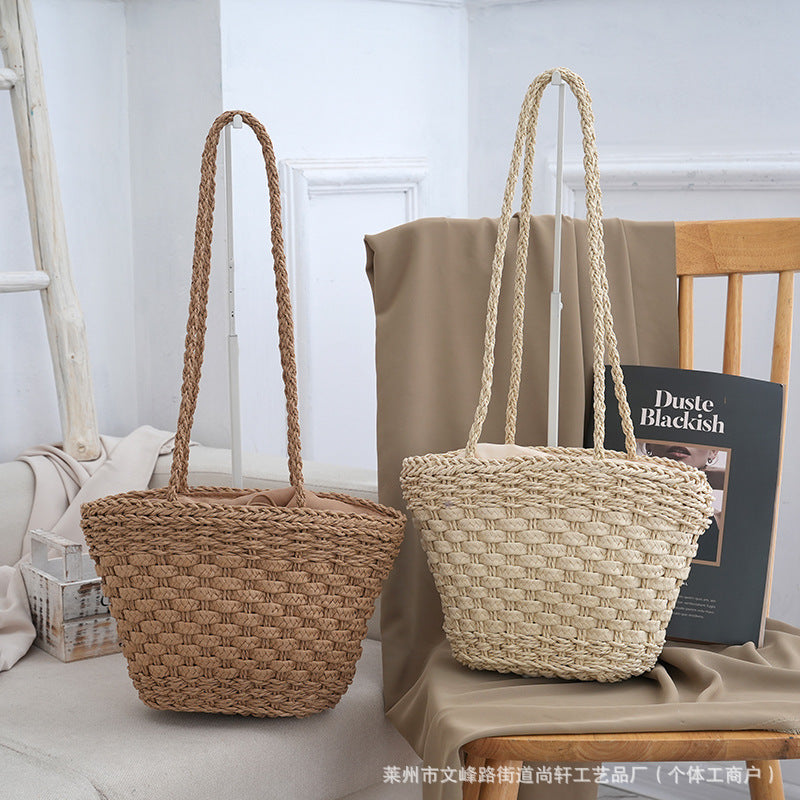 2026 Retro European Style Bucket Shoulder Bag