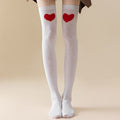 Cross border Valentine's Day date over the knee cotton sock