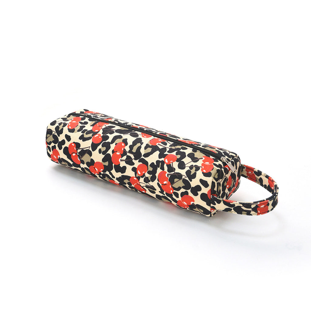 Corduroy Printed Waterproof Hair Dryer and Curling Iron Storage Bag