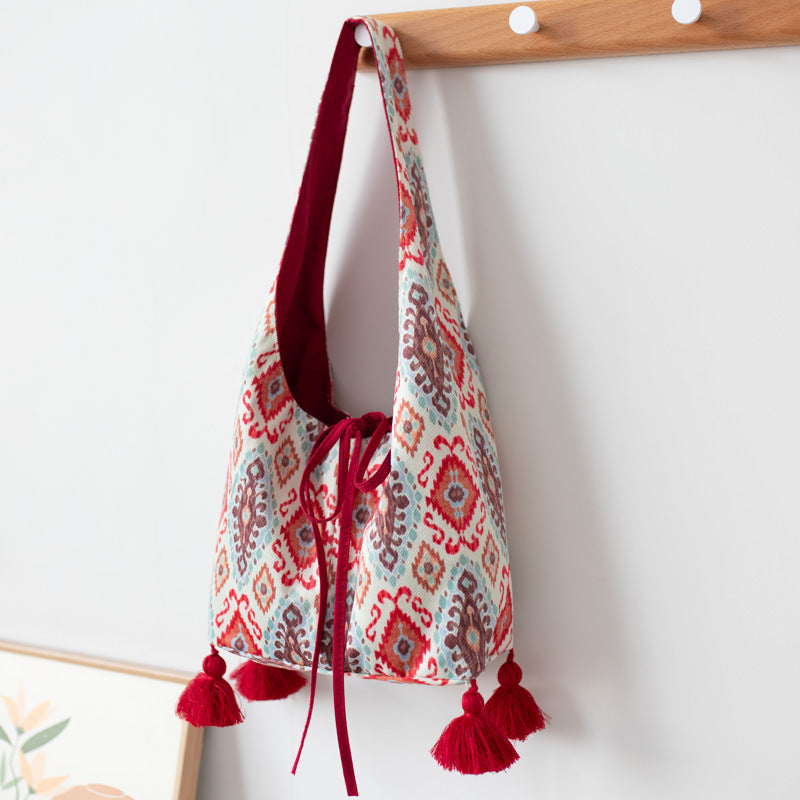 Original Ethnic Pattern Unique Lightweight Shoulder Handheld Bag