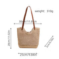 Fishnet Hollow Cotton Woven Straw Bag
