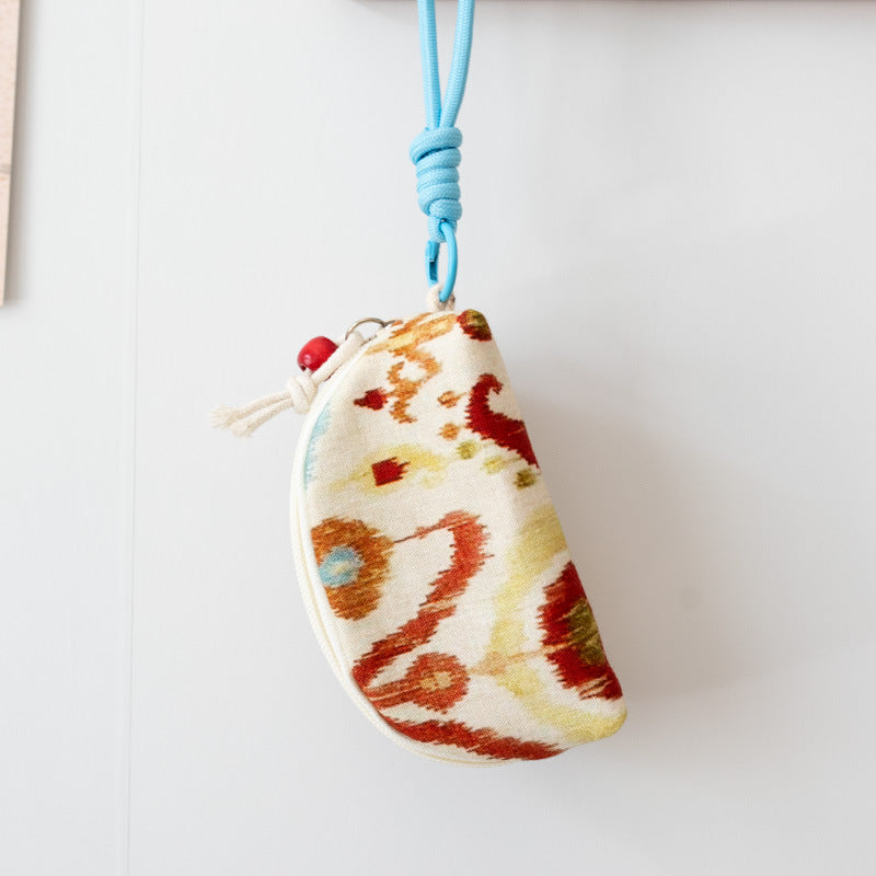 Women Ethnic Unique Lightweight Lipstick Sanitary Key Pouch