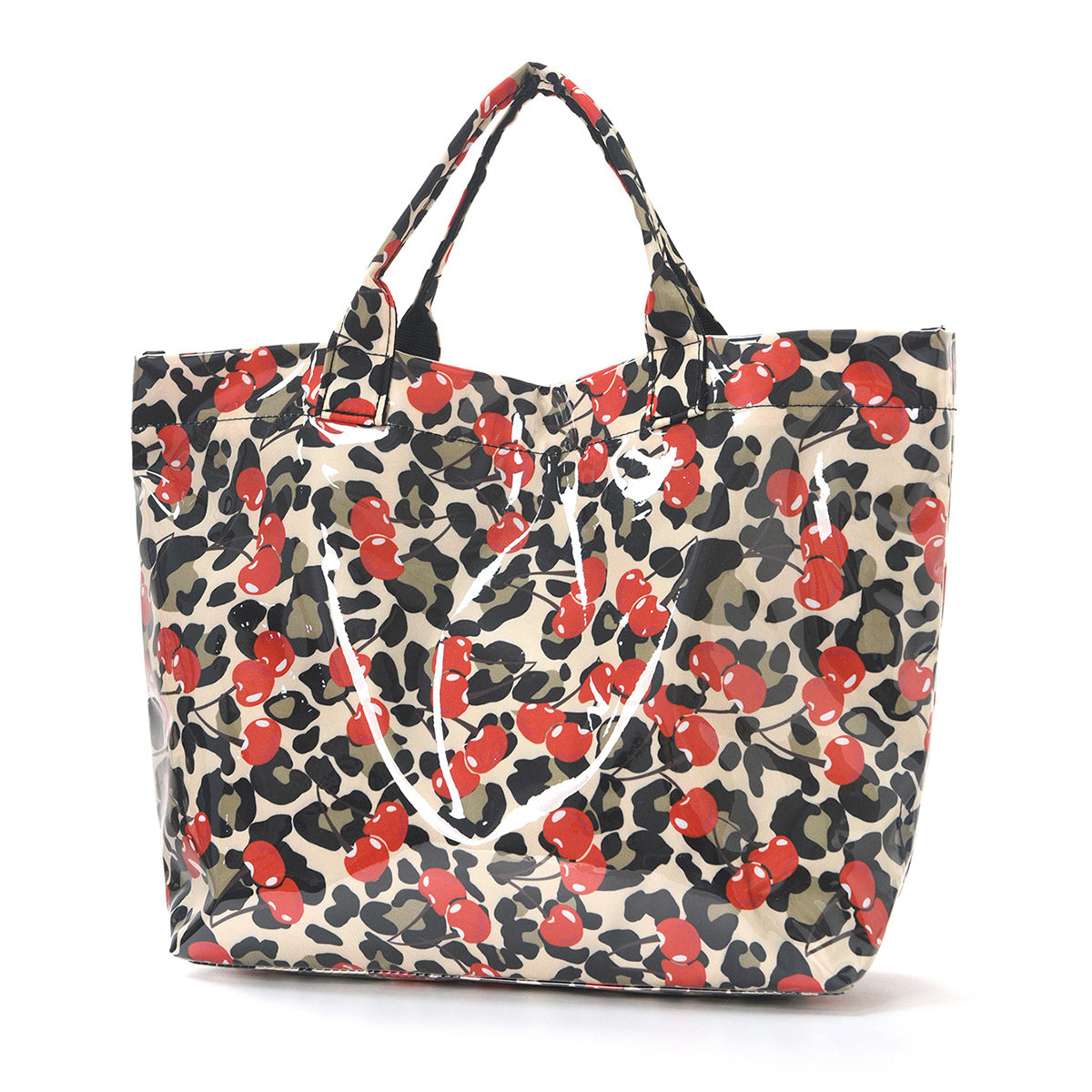 Leopard Print Large Tote Bag