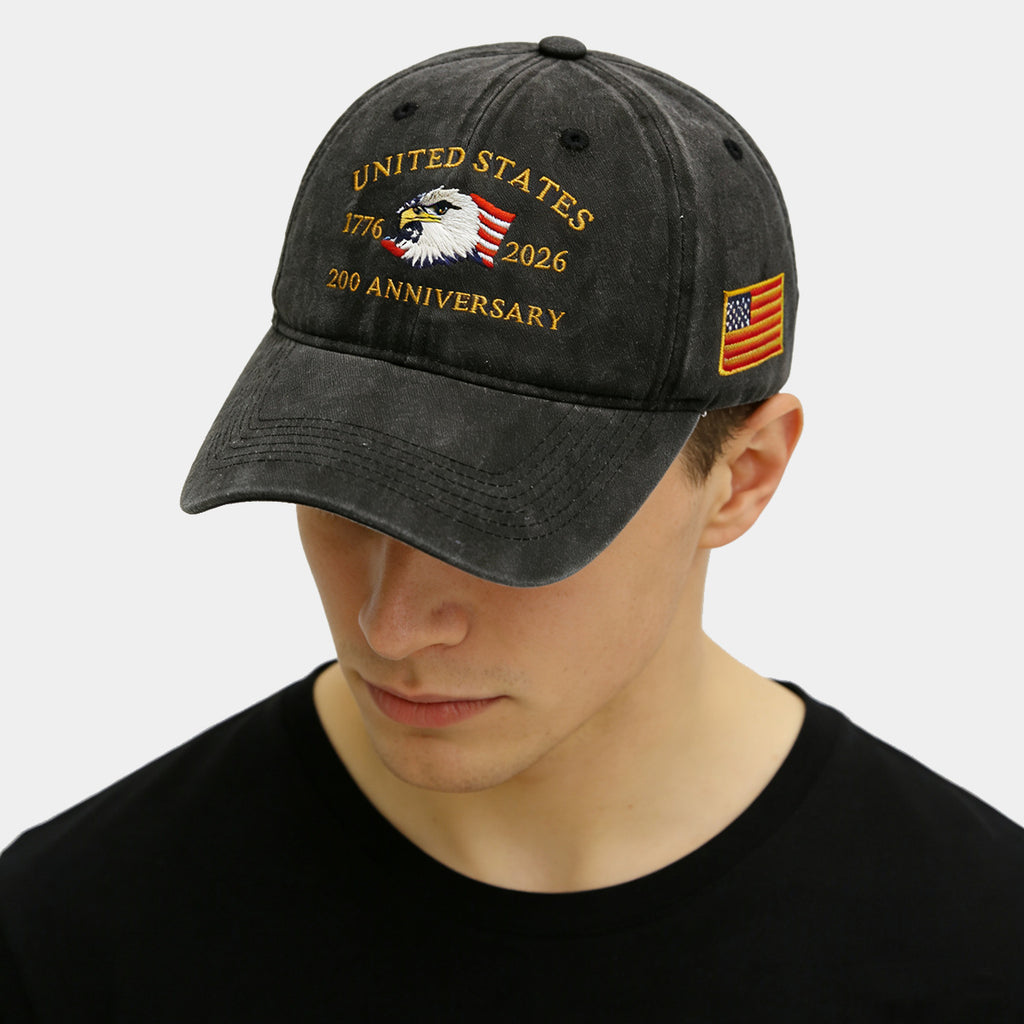 Independence Day 250th Anniversary Eagle Baseball Cap