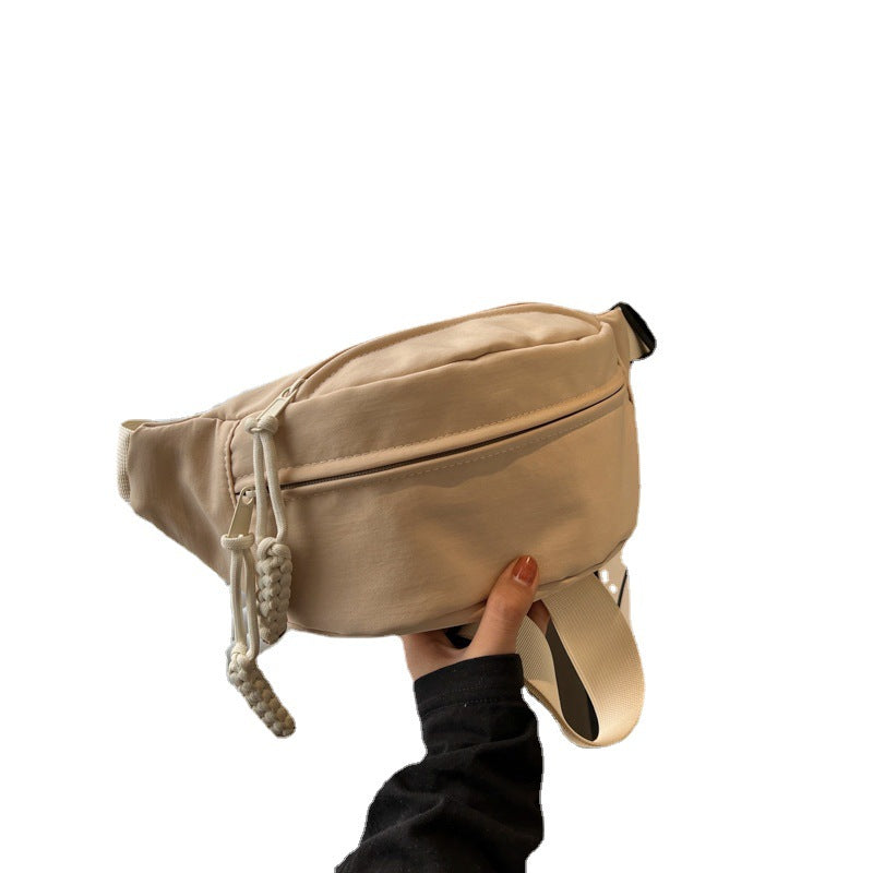 Women Canvas Crossbody Chest Casual Summer Trendy Waist Bag