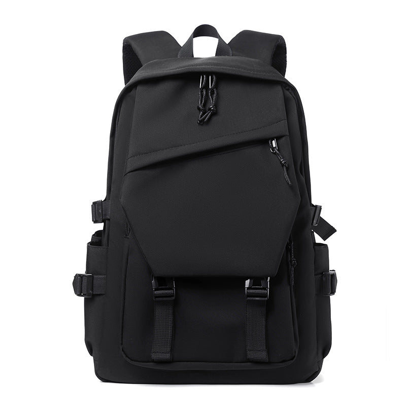 Cross-Border Nylon Burden-Reducing School Bag Large Capacity Oxford Cloth Computer Backpack Anti-Splash Watermark Logo Gift Backpack