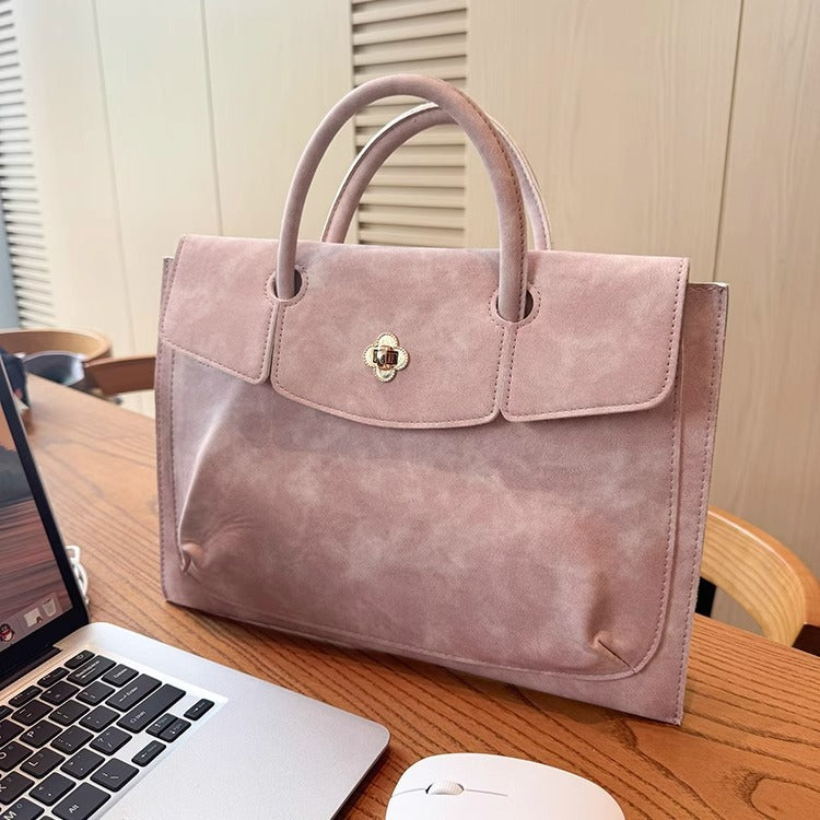 Vintage Large Work Laptop Tote Bag in 2 Sizes