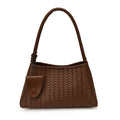 Vintage Woven PU Leather Shoulder Bag