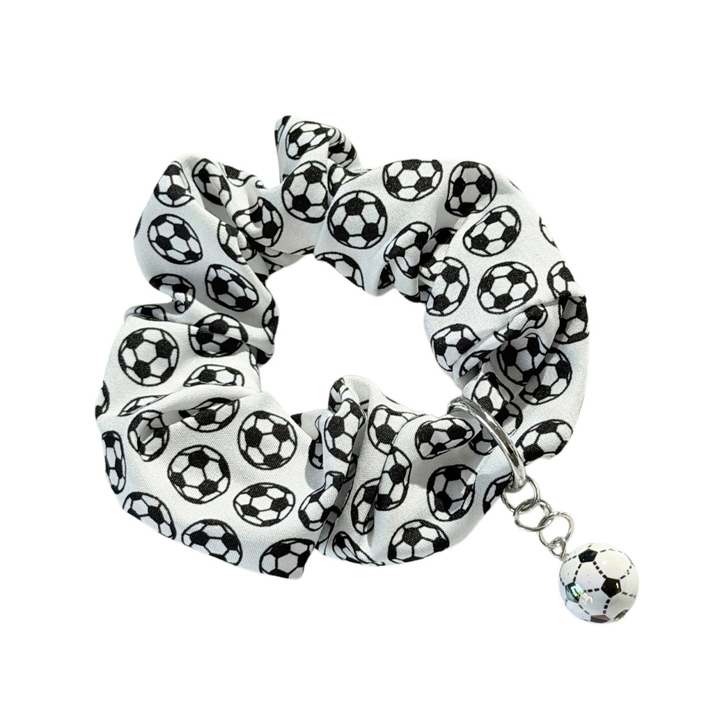 World Cup Football Scrunchie with Pendant