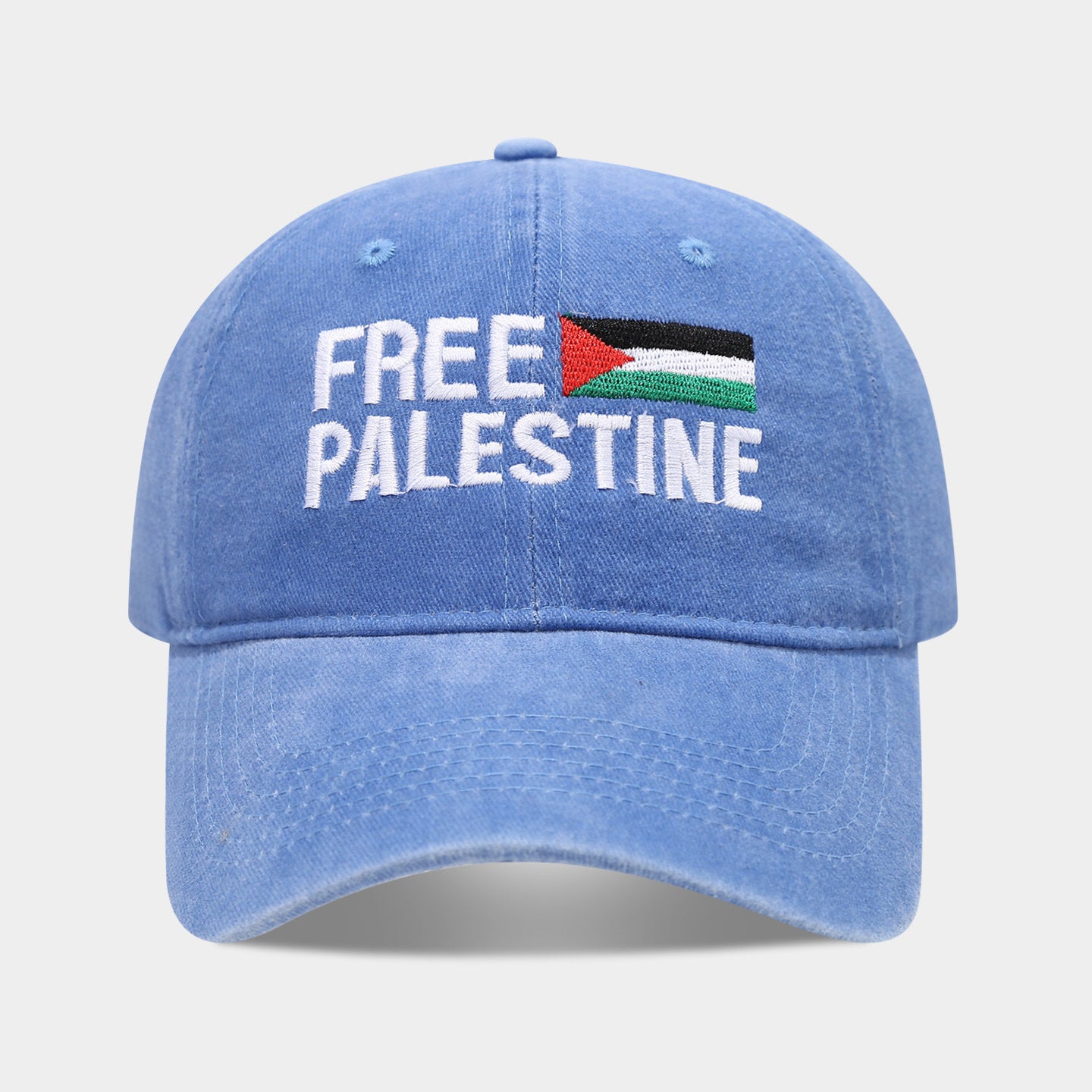 World Cup Flag Embroidered Black Baseball Cap