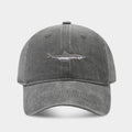 Washed Shark Retro Style Baseball Cap