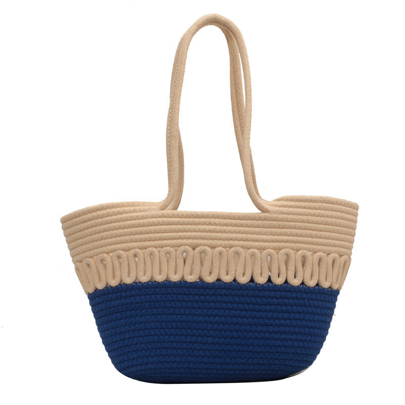 Cute Straw Woven Beach Shoulder Bag