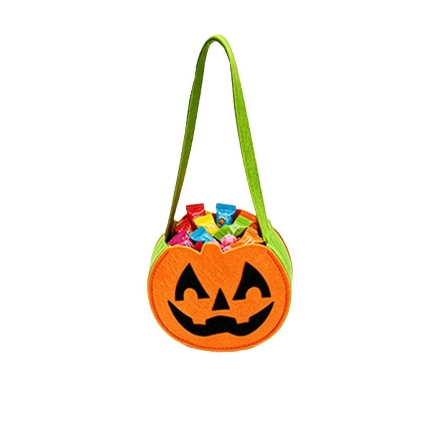 Crossbody Handbag Candy Bag Halloween Sugar Bag Gift Bag Nonwoven Packaging Children's Party Decor Prop