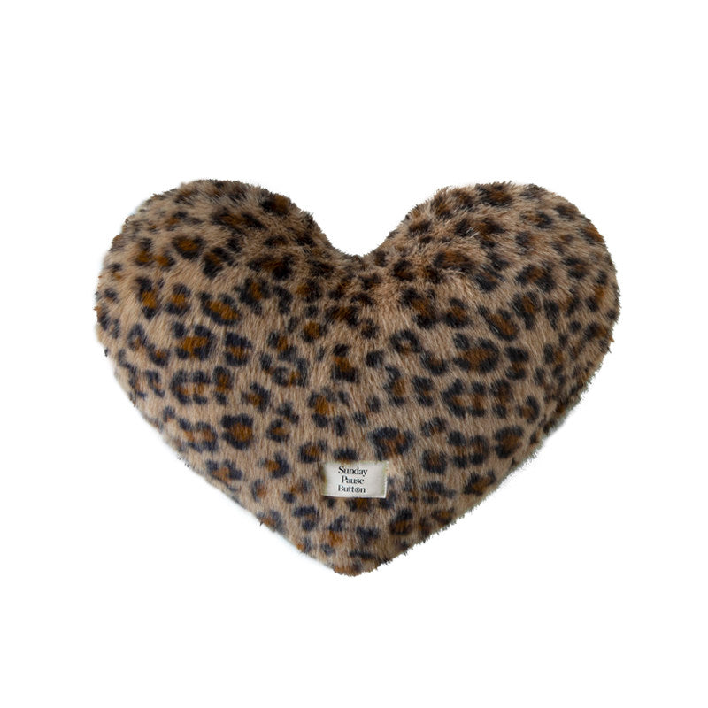 Love Shape Plush Throw Pillow