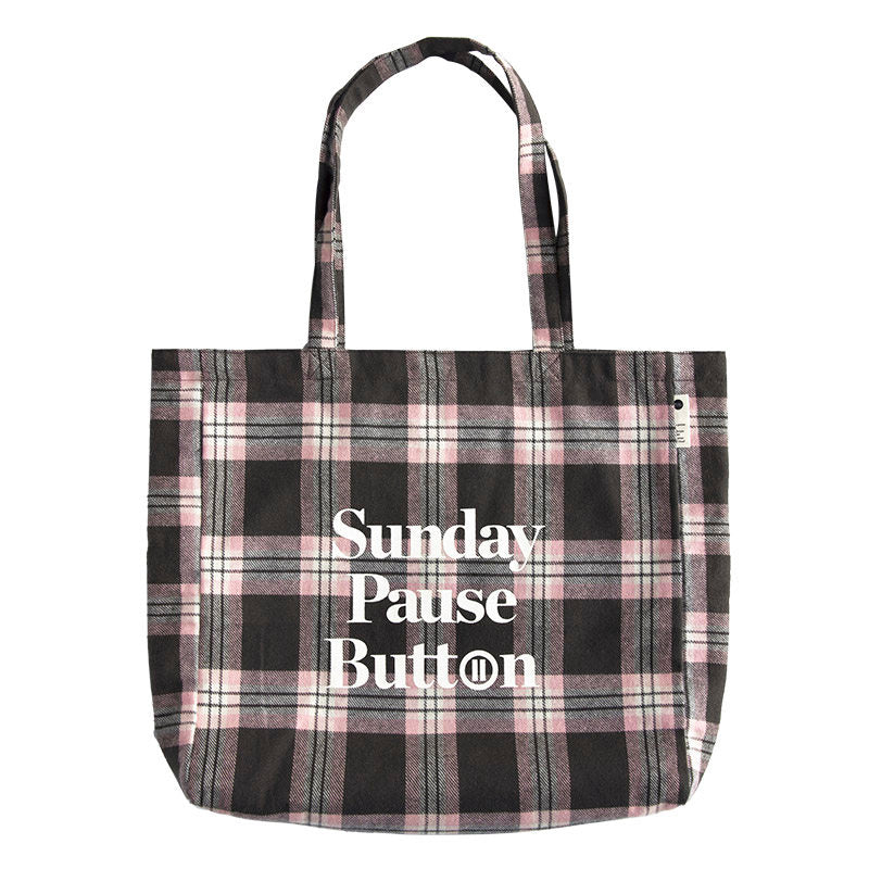 Plaid Tote Bag