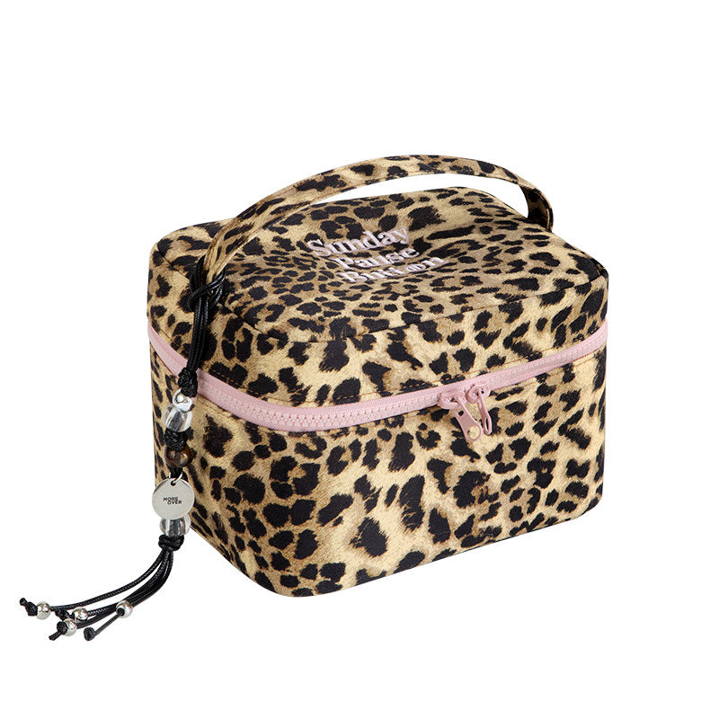Leopard Print Toiletry Bag