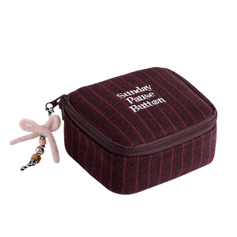 Leopard Print Makeup Mini Bag