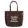 Plaid Tote Bag
