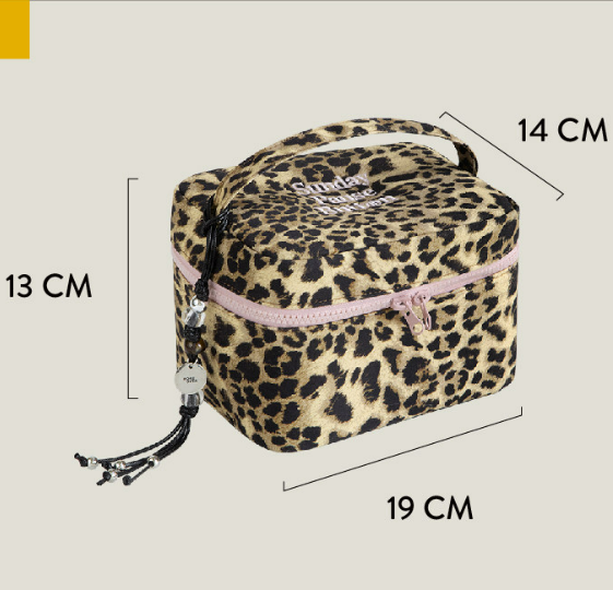 Leopard Print Toiletry Bag