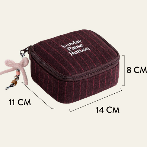 Leopard Print Makeup Mini Bag