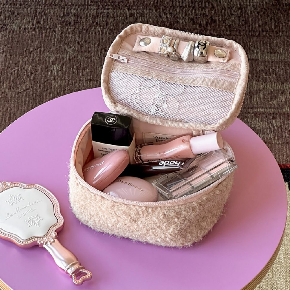 Leopard Print Makeup Mini Bag