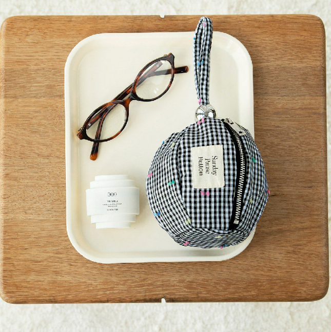 Ball Shape Makeup Mini Bag